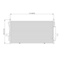 Replacement A/C Condenser w/Receiver Drier (See compatibility Chart)