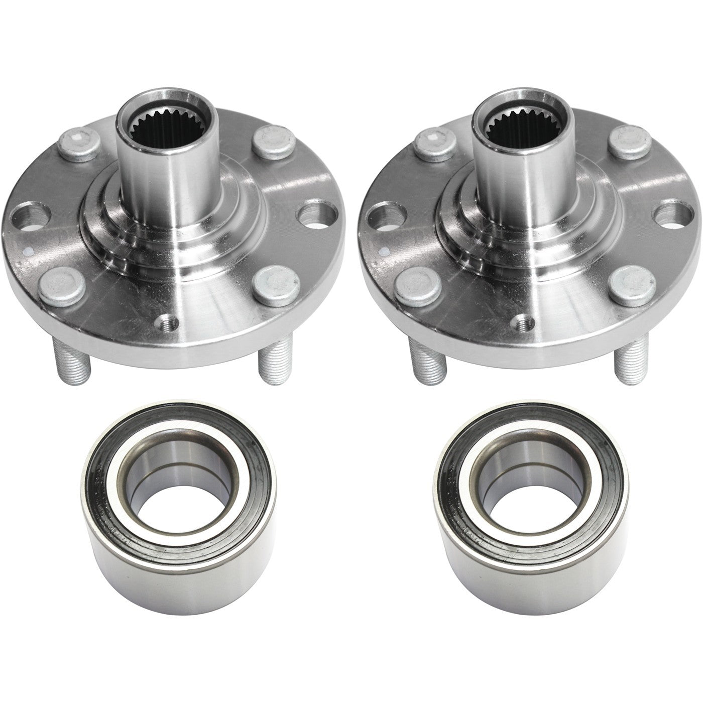 Set of 2 Wheel Hubs for Chevy Sedan (Front Driver & Passenger Side)