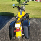 4" Stretched Extended Hard Saddle Bags for Harley Electra Glide Road King (1993–2013)