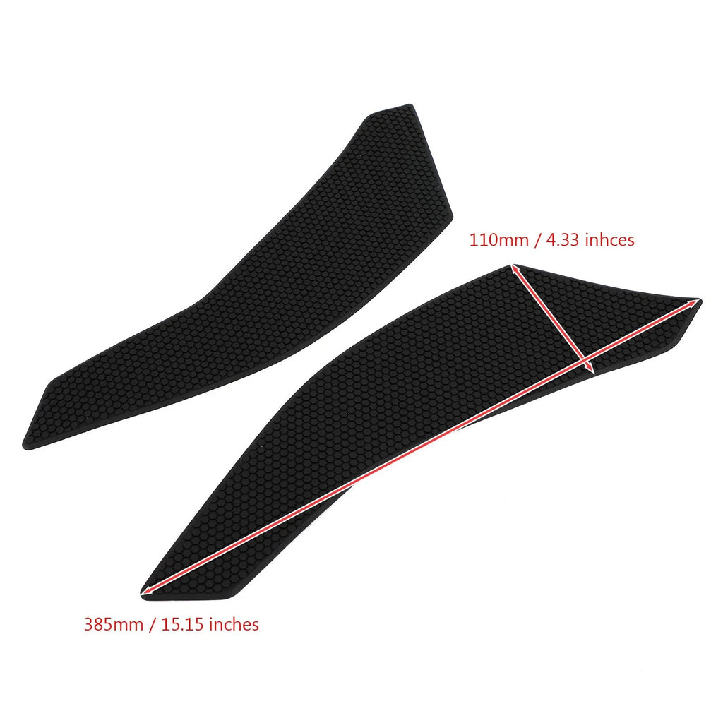 2X Side Tank Traction Grip Pads for Suzuki GSXS750 GSXS750Z (2017–2019)