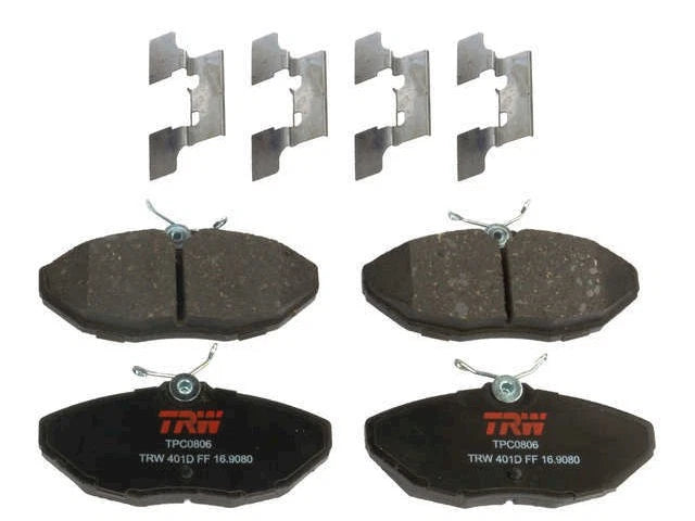 Rear Brake Pad Set for Jaguar Vanden Plas (2004–2005) TY392PN Ceramic