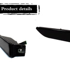 Smoked White LED Front Bumper Side Marker Signal Lights for Ford Fusion (2010–2012)