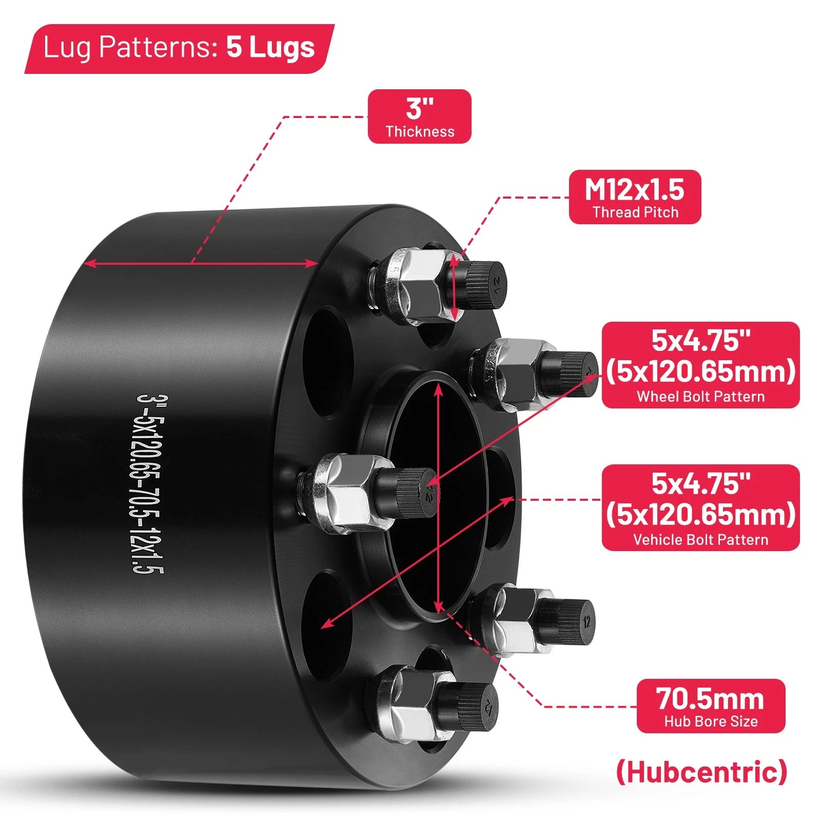 Hubcentric Wheel Spacers for Chevrolet Corvette (1984-2019)