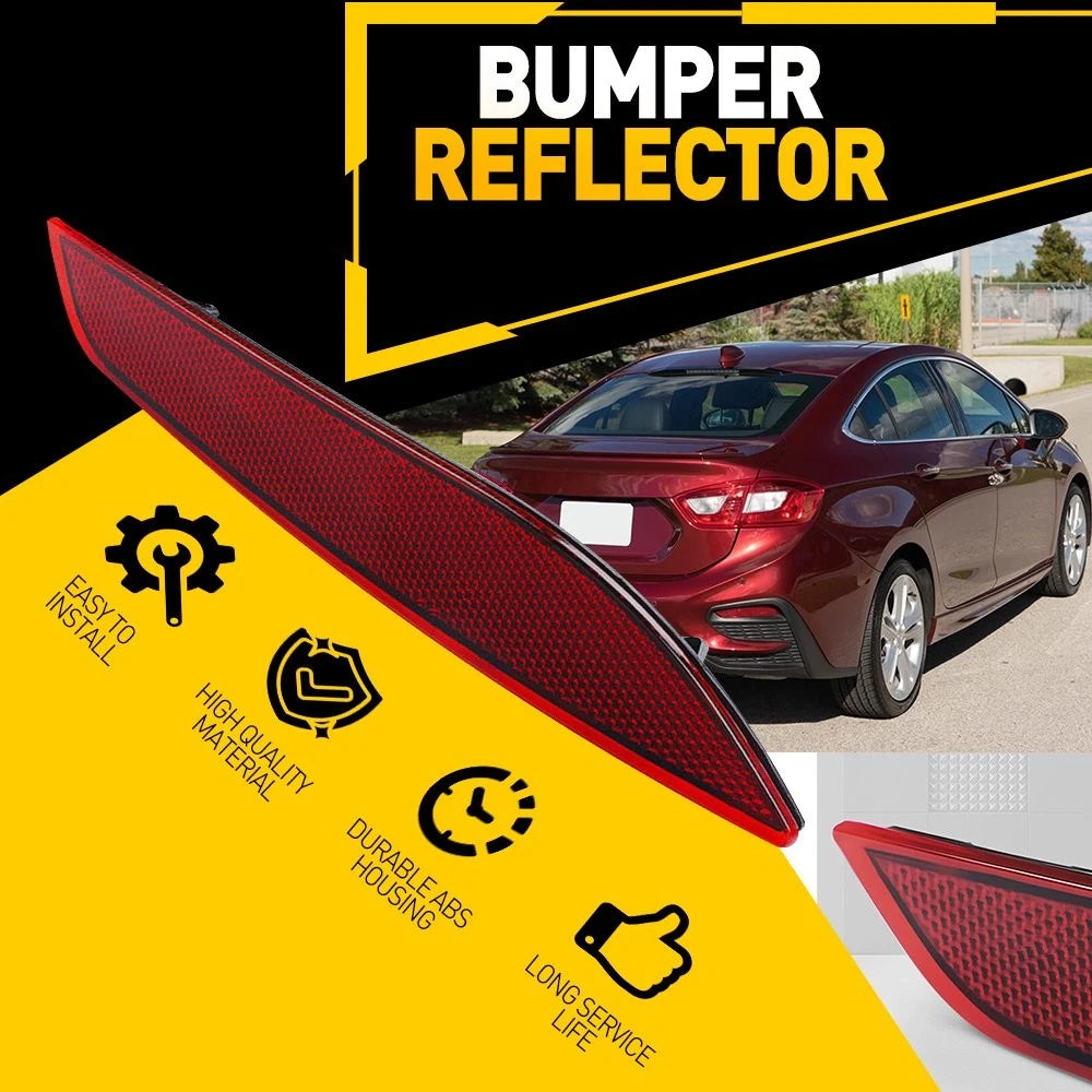 Right Side Bumper Reflector Light Case for Chevrolet Cruze (2016–2019)