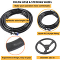 Hydraulic Outboard Steering System Kit for Boats (300HP, 6.9 Mpa, 14 FT Hose)