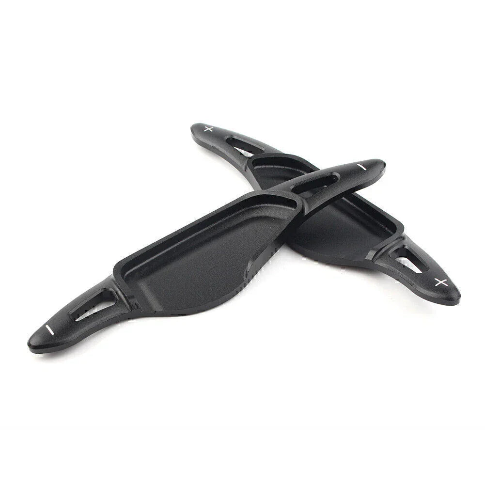 Black Steering Wheel Paddle Shifter Extensions for BMW 5 7 Series X3 X4 X5