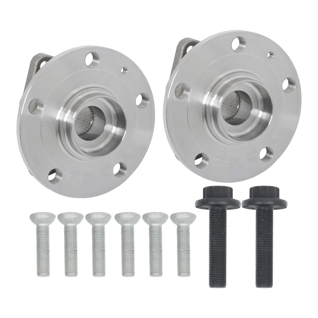 Set of 2 Front Wheel Hub Bearing Assembly for VW Tiguan Jetta Golf (2009–2021)