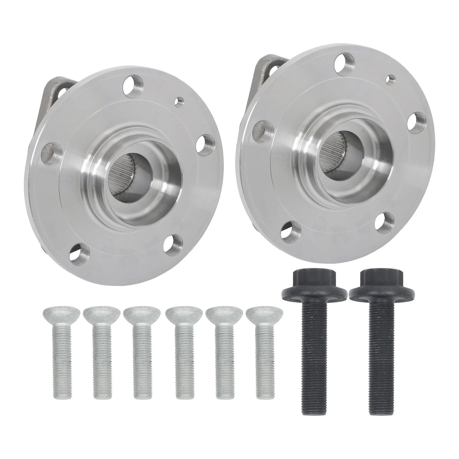 Set of 2 Front Wheel Hub Bearing Assembly for VW Tiguan Jetta Golf (2009–2021)