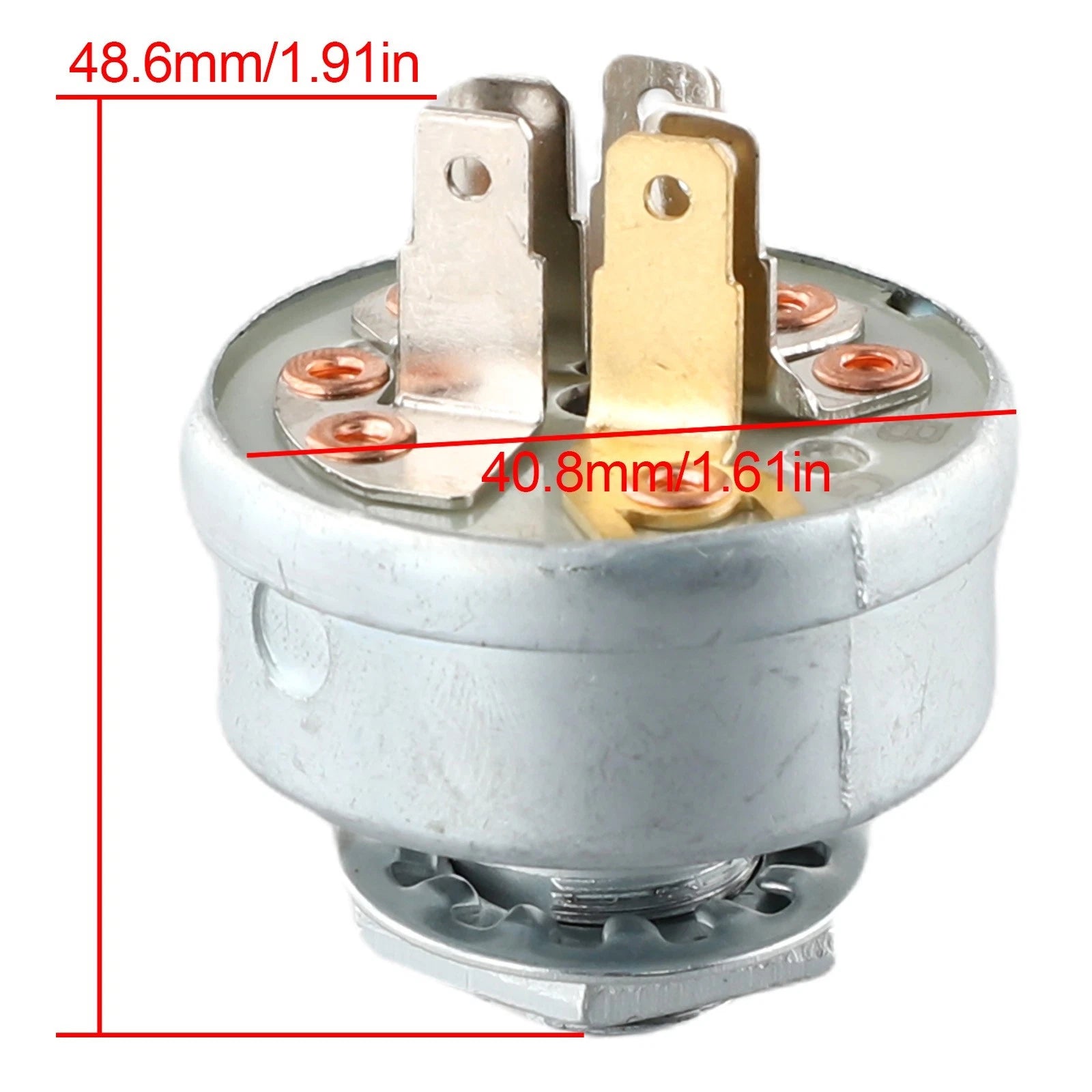 Ignition Starter Switch and Keys for Ride On Tractor Mower (725-0267A)