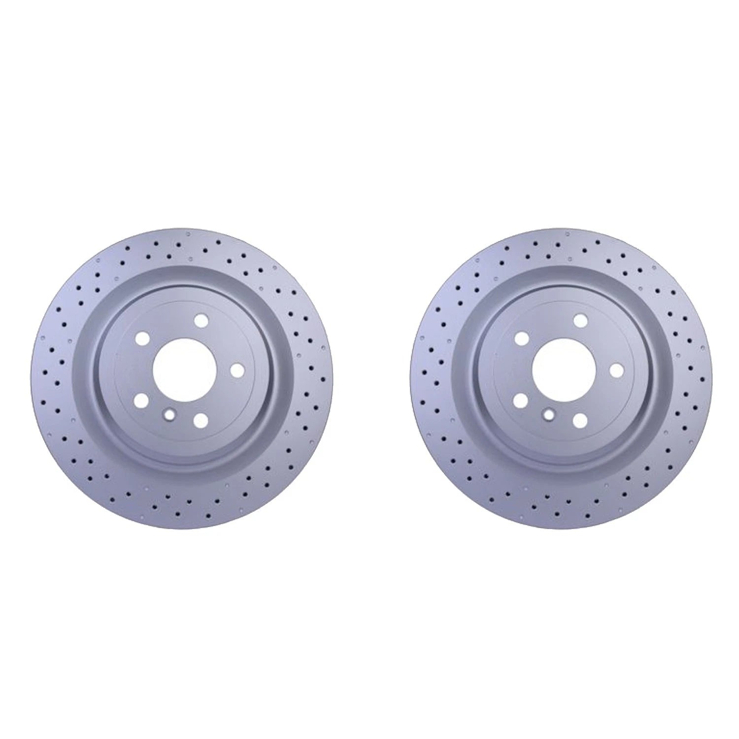 Set of 2 Hella Rear Vented 345mm Disc Brake Rotors for X166 GL450 X164 GL550