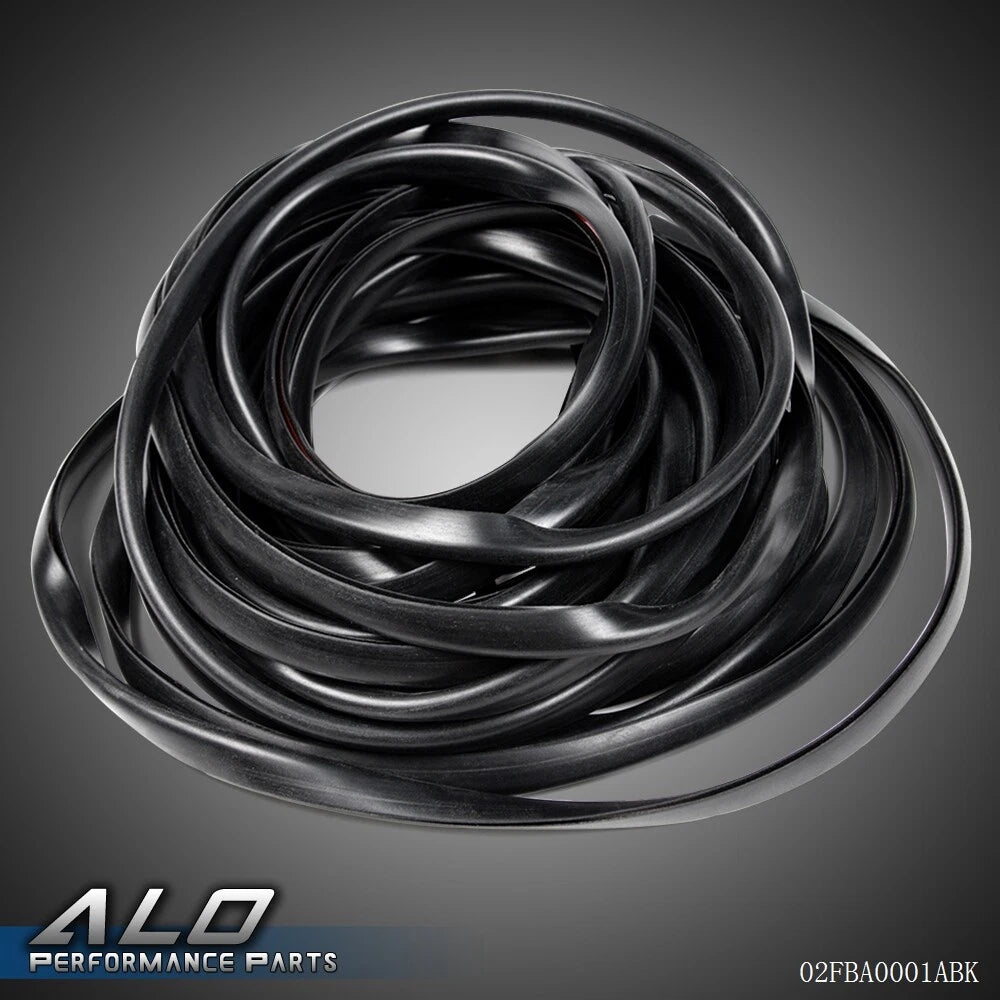 Set of 4 Rubber Fender Flares Edge Trim for Universal Fit