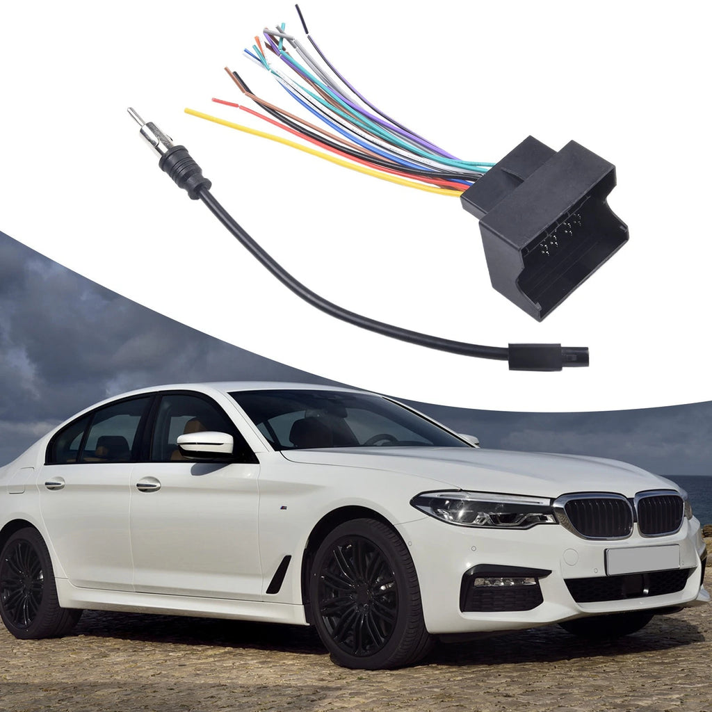 Car Radio Wiring Harness and Adapter for Mini