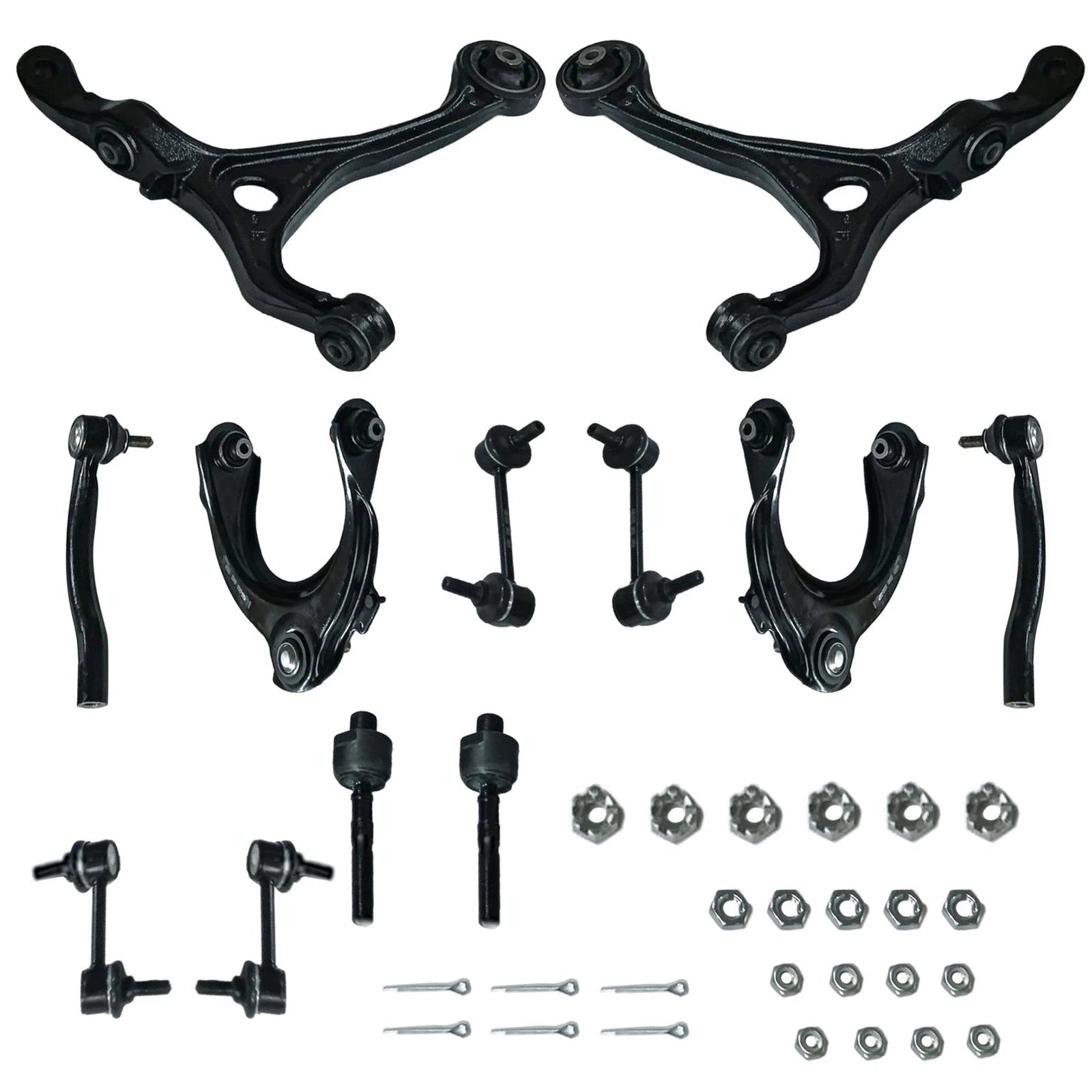 Control Arms with Ball Joints & Sway Bar End Links for Honda Accord (2003–2007) TSX (2004–2008)