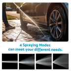 Garden Hose Nozzle for Car Wash (360° Rotating)