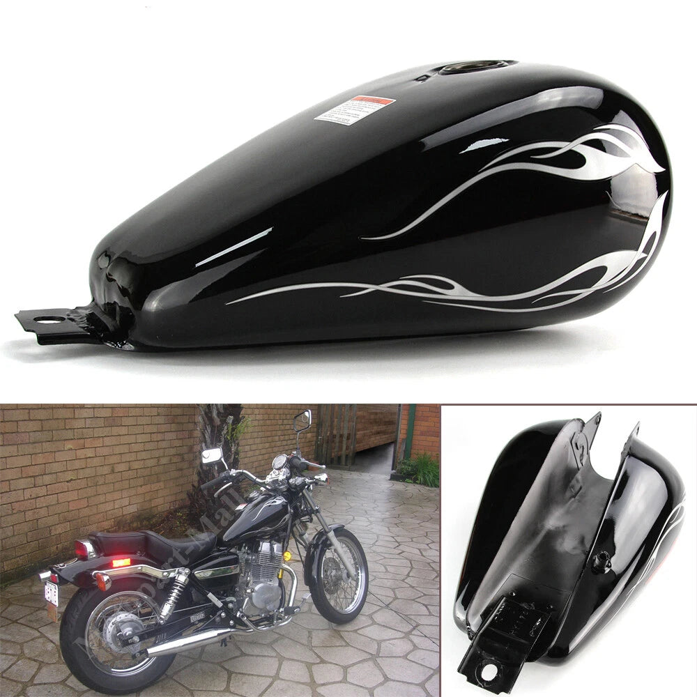 3.4 Gallon Black Fuel Gas Tank for Honda CMX250 Rebel 250 (1985–2016)