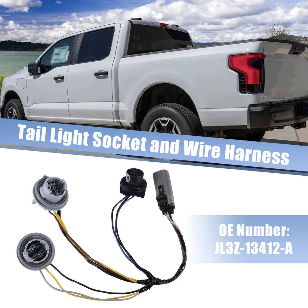 Tail Light Socket and Wire Harness for Ford F150 (2018) No.JL3Z-13412-A