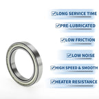 Deep Groove Ball Bearing 6912ZZ for Scooter Skateboard Wheel (P6, 60x85x13mm)