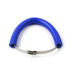 Universal Motorcycle Exhaust Pipe Heat Shield Cover Guard - Blue