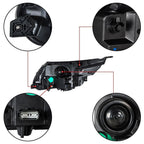 Pair of Halogen Headlights with LED DRL for Ford Explorer (2016-2019)