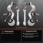 6X Front Side Control Arm with Ball Joint for BMW 323i 325i (1998–2006)