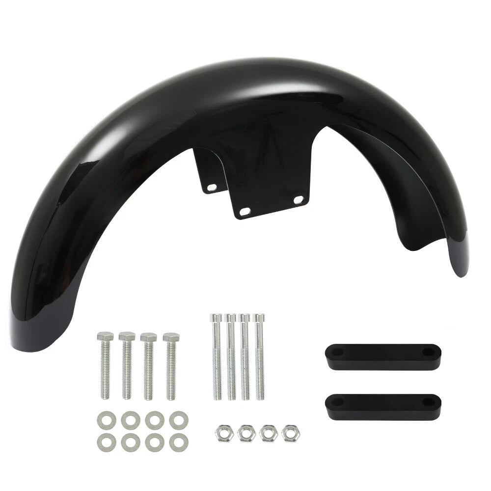 19" Wheel Wrap Front Fender for Harley Touring Custom Bagger Road King (2014-2023)