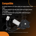 Electric Window Lift Motor for Nissan Maxima (2004–2008) Right 47-1383 82-1383