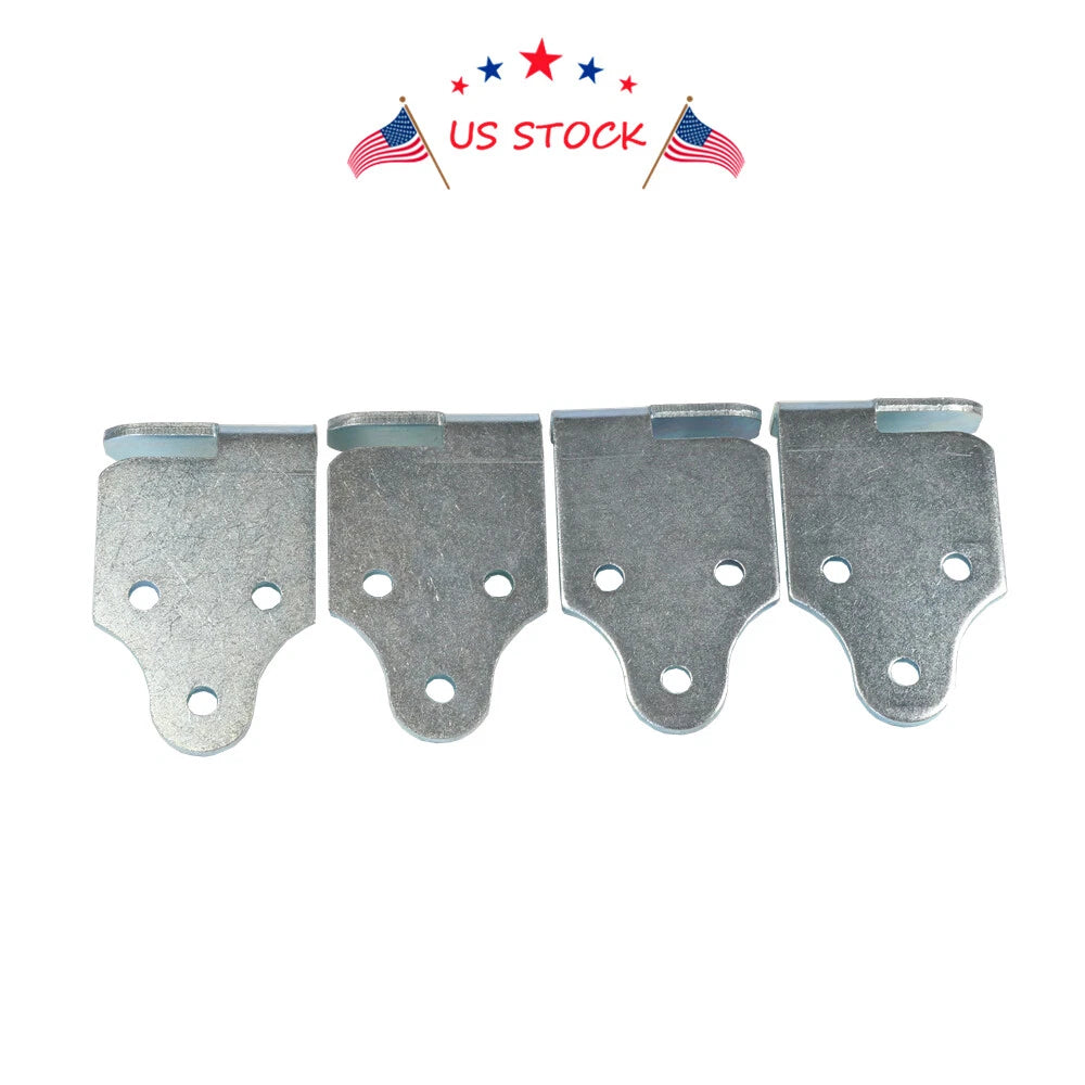 Set of 4 Utility Trailer Wood Sides Latch Rack Corner Brackets for Stake Body