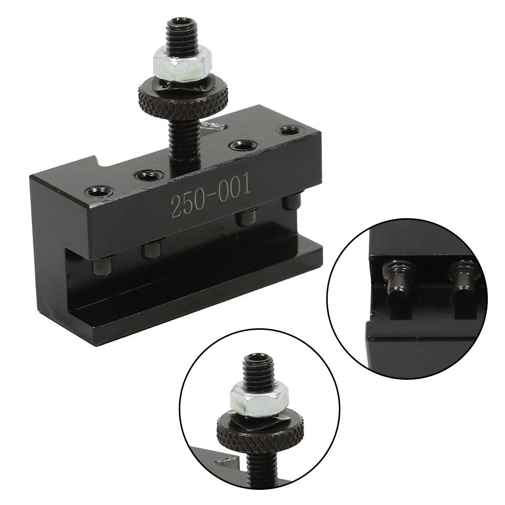 Set of 2 Quick Change Turning Facing Tool Post Holder for CNC Lathe