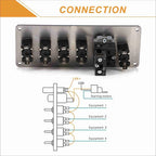 Ignition Switch Panel for Car Racing (LED, 12V)