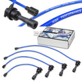 Silicon Spiral Core Spark Plug Ignition Wire for Plymouth Laser (1990–1994) 4G63/4G37 Blue