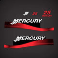 Set of 2 Decals for Mercury Outboard 25hp (808499A00)
