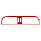 Red Center Console Air Vent Outlet Panel Cover Trim for Fiat 500 (2012-2015)