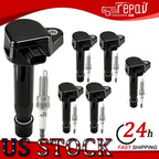 6X Ignition Coil & Spark Plug Kit for Acura TL 3.7L V6 (2009)