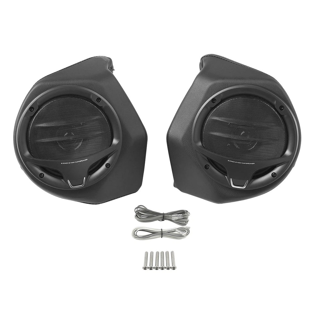 6.5" Black King Trunk Speakers for Harley Touring (2014–2024)