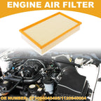Car Engine Air Filter for Mercedes-Benz C300 (2008-2012) 1 x Filter