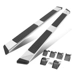Set of 2 Chrome Side Step Bars for Dodge Ram Extended/Quad Cab (2009–2022)