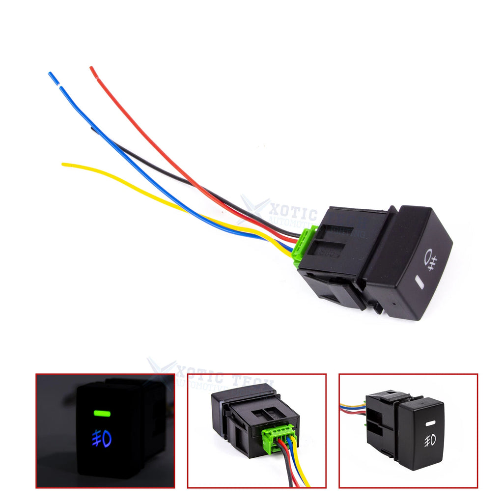 4-Pole Push Button Switch with LED Background Lights for Honda Civic Accord (2016–2024)