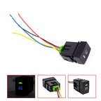 4-Pole Push Button Switch with LED Background Lights for Honda Civic Accord (2016–2024)