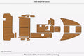 EVA Foam Teak Deck Flooring Mat for Bayliner 2655 (1998)