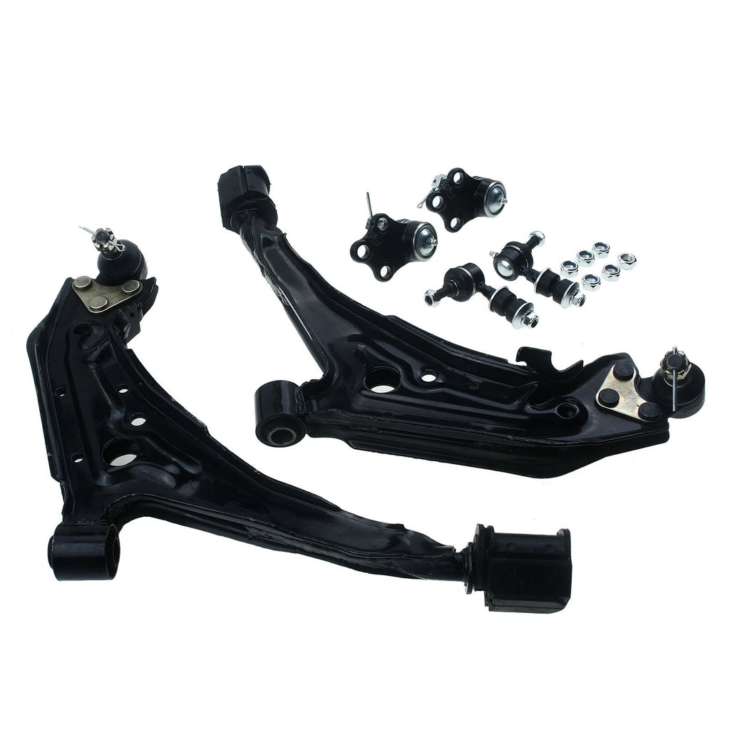 Set of 6 Front Control Arms & Sway Bar End Links for Nissan Maxima (1989–1994)