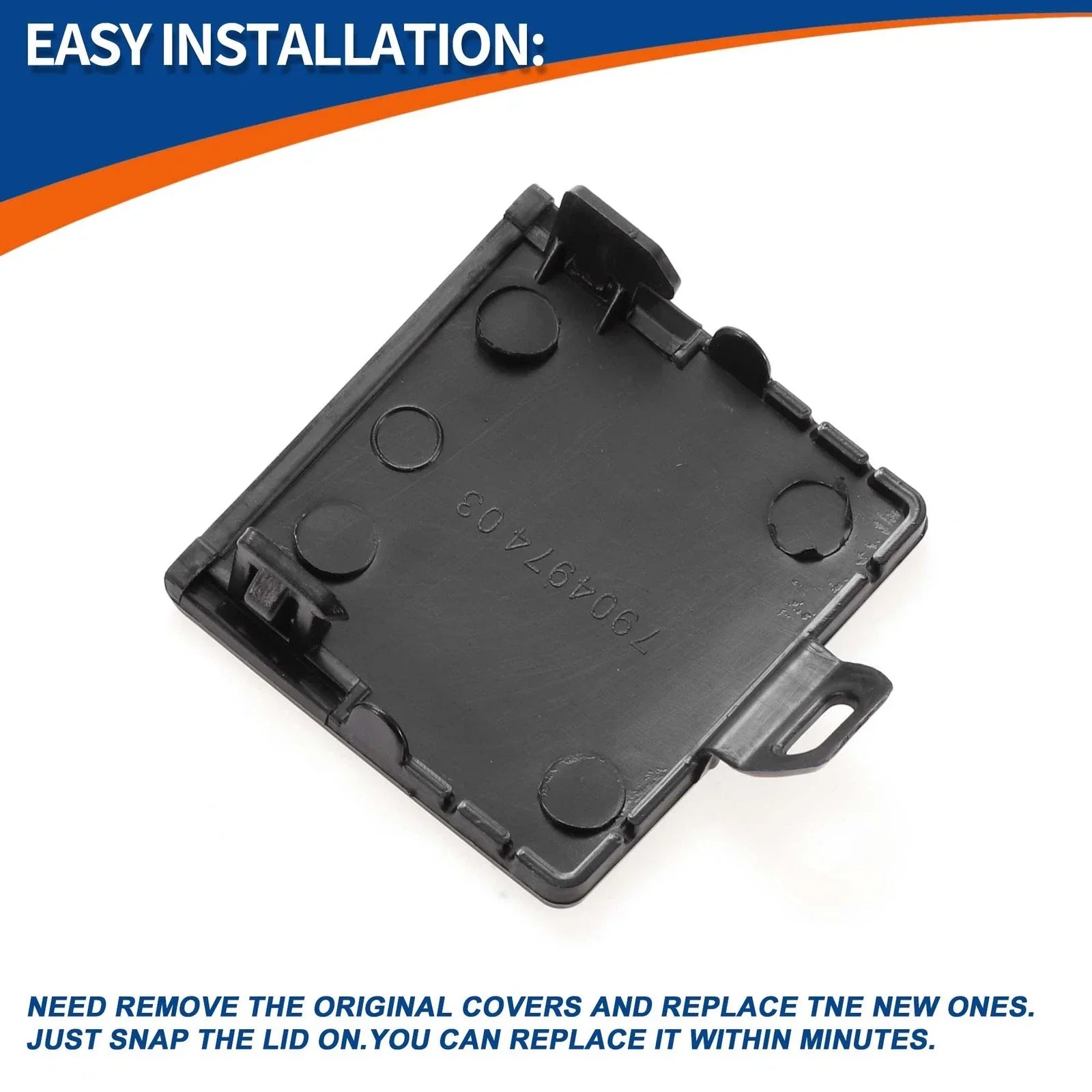 Tow Hook Cover for BMW 5 Series Black Sapphire