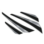 Front Bumper Side Spoiler Splitter for VW Golf 8 GTD GTE R Line (2020-2023)
