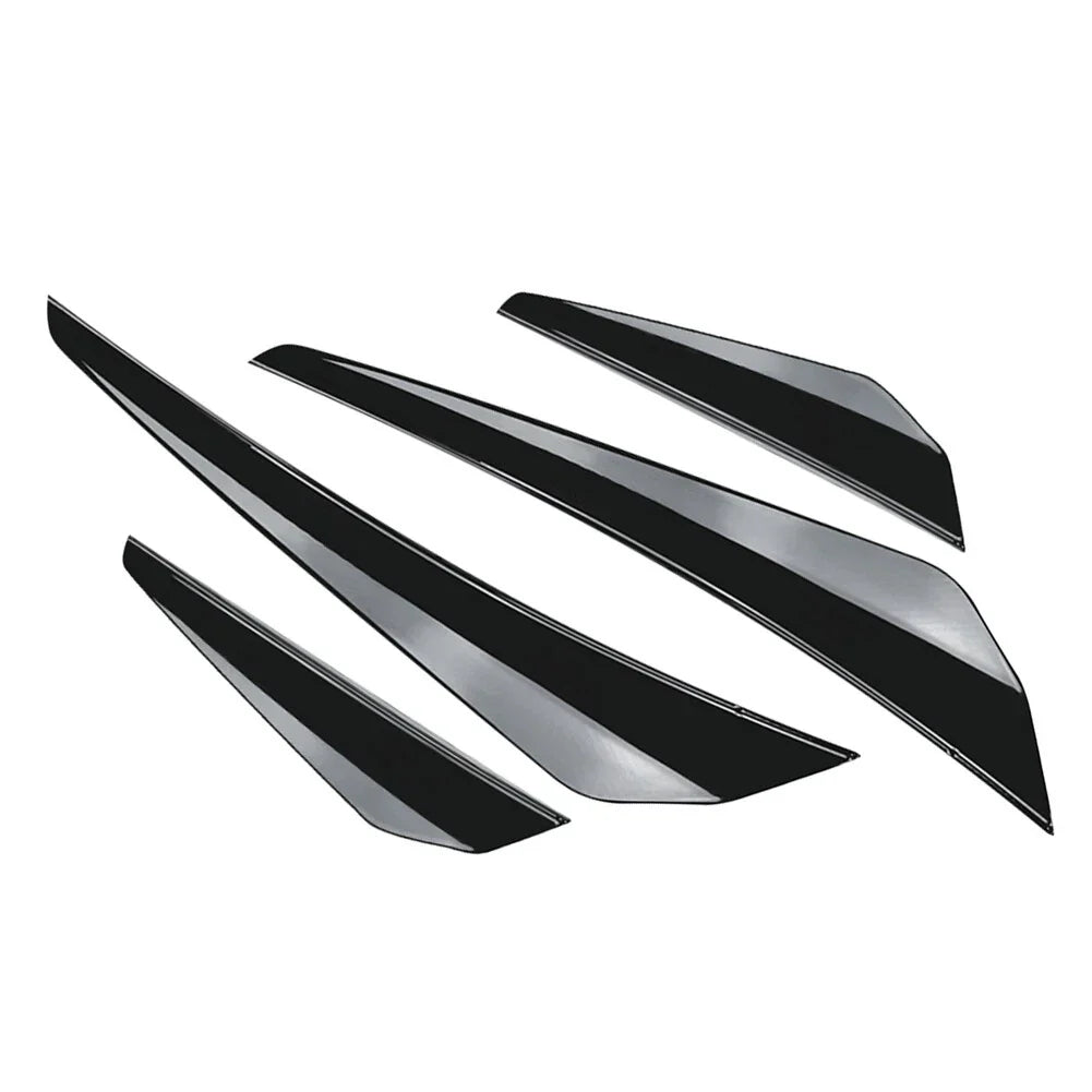 Front Bumper Side Spoiler Splitter for VW Golf 8 GTD GTE R Line (2020-2023)