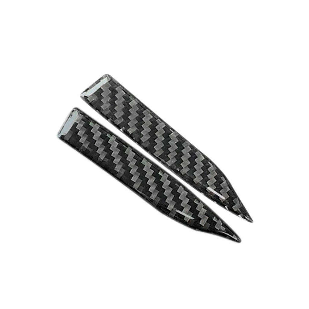 Carbon Fiber Rearview Side Mirror Protect Guard Sticker for Universal (-)
