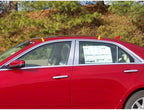 LuxuryFX Chrome Window Package w/o Standard Pillar Posts for 14-19 Cadillac CTS
