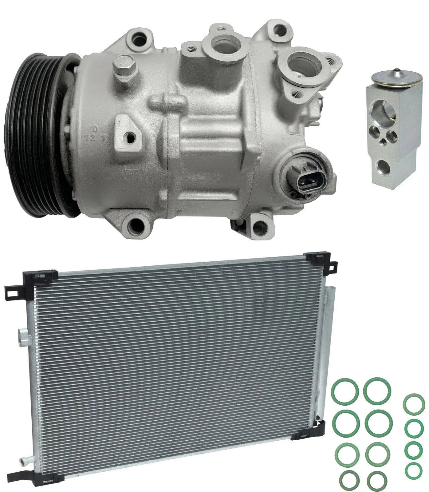 AC Compressor Kit with Condenser for Toyota Camry 2.5L (2020–2024)