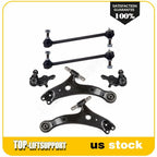 Set of 6 Suspension Control Arm Ball Joints for Toyota Highlander, Lexus