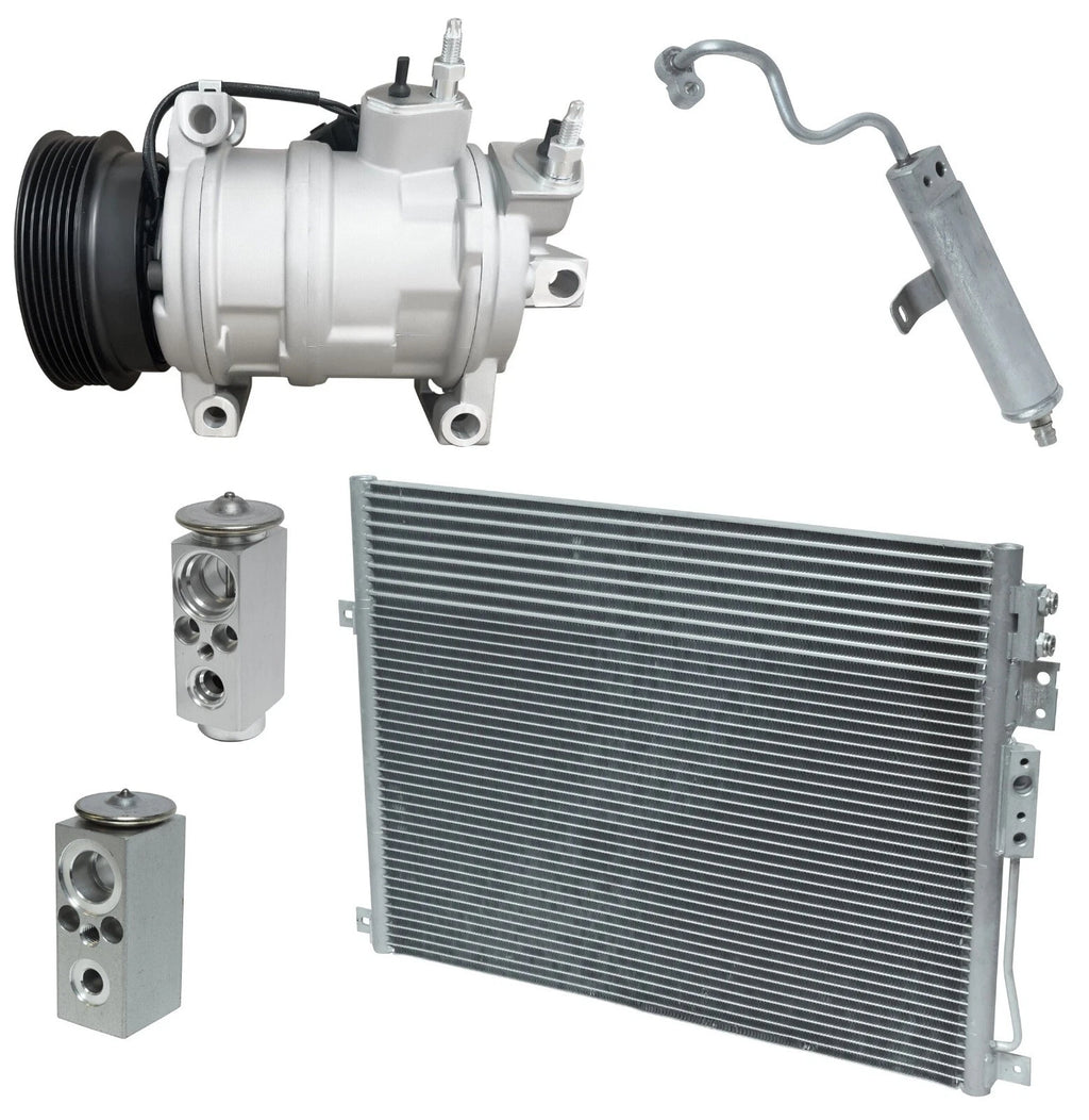 A/C Compressor Kit W Condenser for Jeep Commander 5.7L (2008–2010)