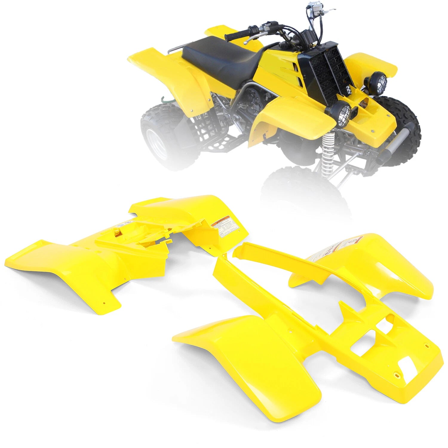 Front & Rear Fender Plastic Body for Yamaha Banshee 350 YFZ350 (1987–2006)