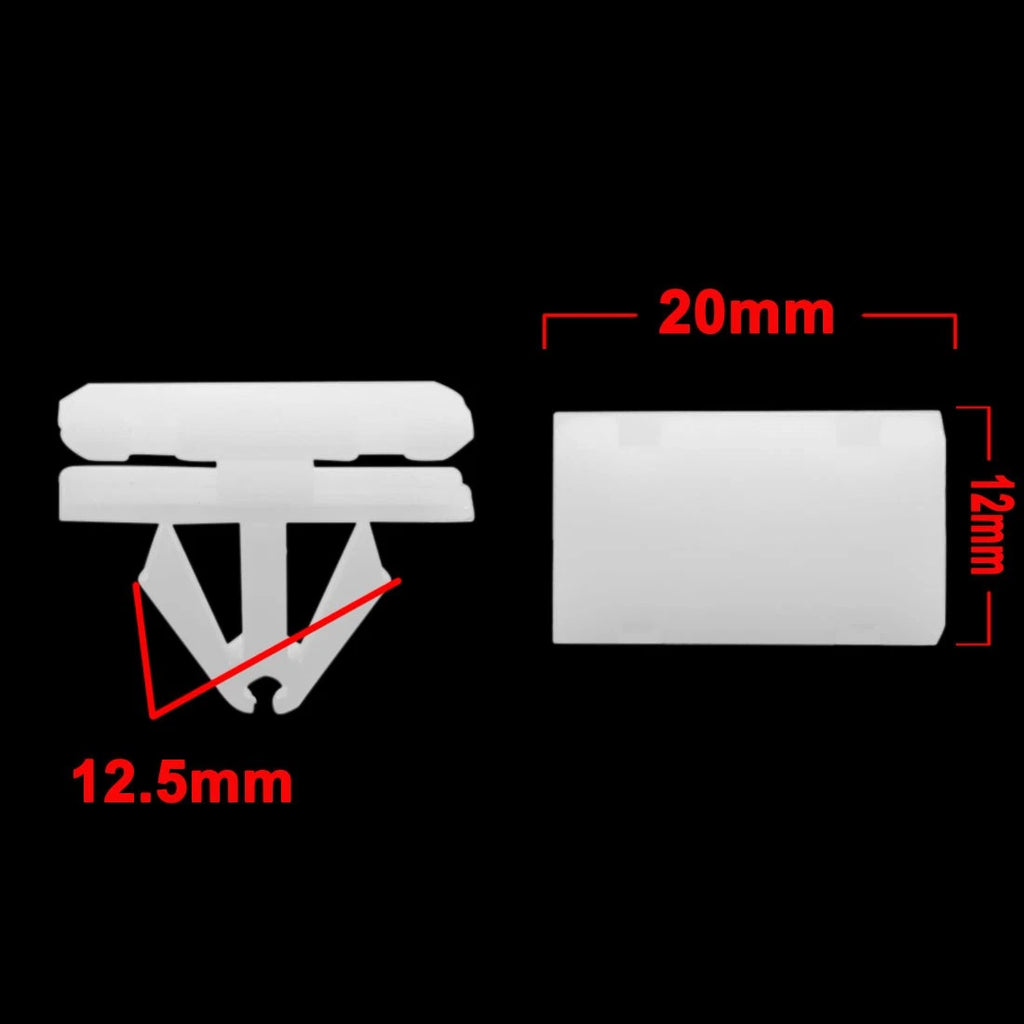 10pcs Plastic Rivet Fasteners for Ford (Mudguard Bumper Panel)